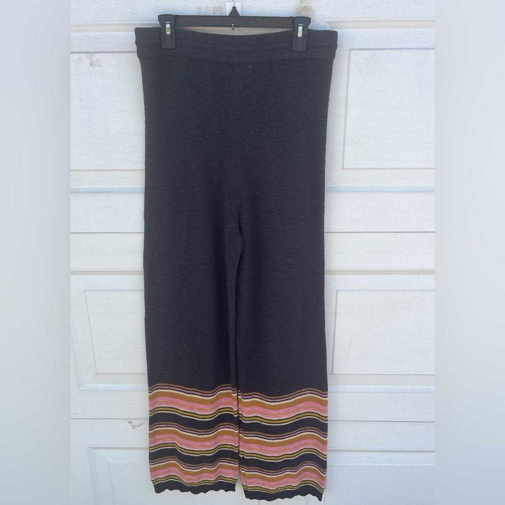 Women's Natural life sweater pants staight legs multi-color L